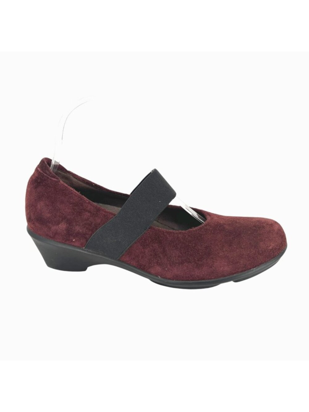 Wolky Mary Jane Comfort Walking Shoes Burgundy Suede Size 40 EU 9 US